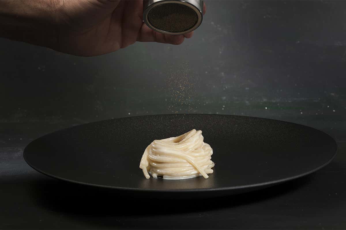 Cacio e pepe di lago