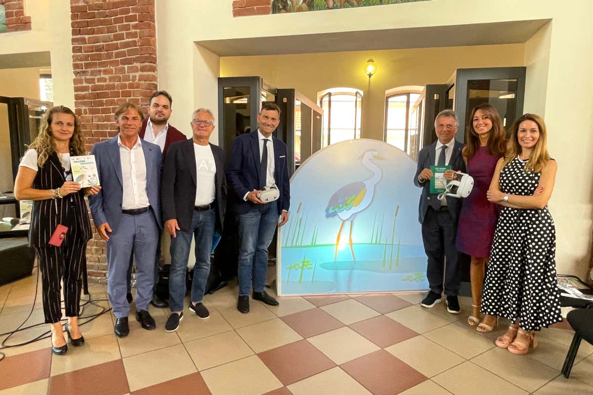 Lomellina in realtà virtuale: castelli e abbazie da scoprire come un airone Lomellina in realtà virtuale: castelli e abbazie da scoprire come un airone