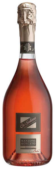 Ca' Salina Manzoni Moscato Rosato Vino Spumante Dolce