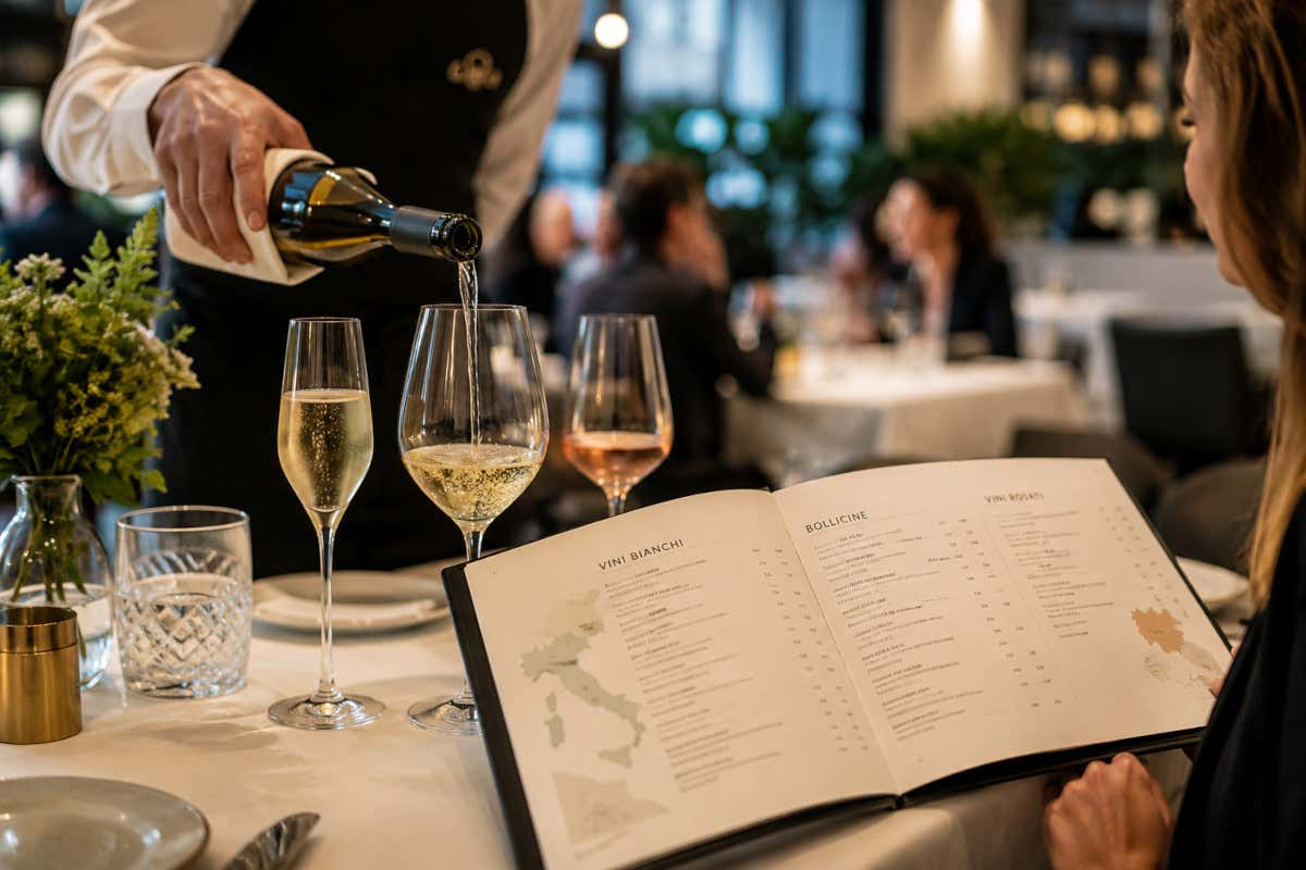 Per vendere più vino i ristoranti puntano su bianchi, bollicine e rossi più leggeri