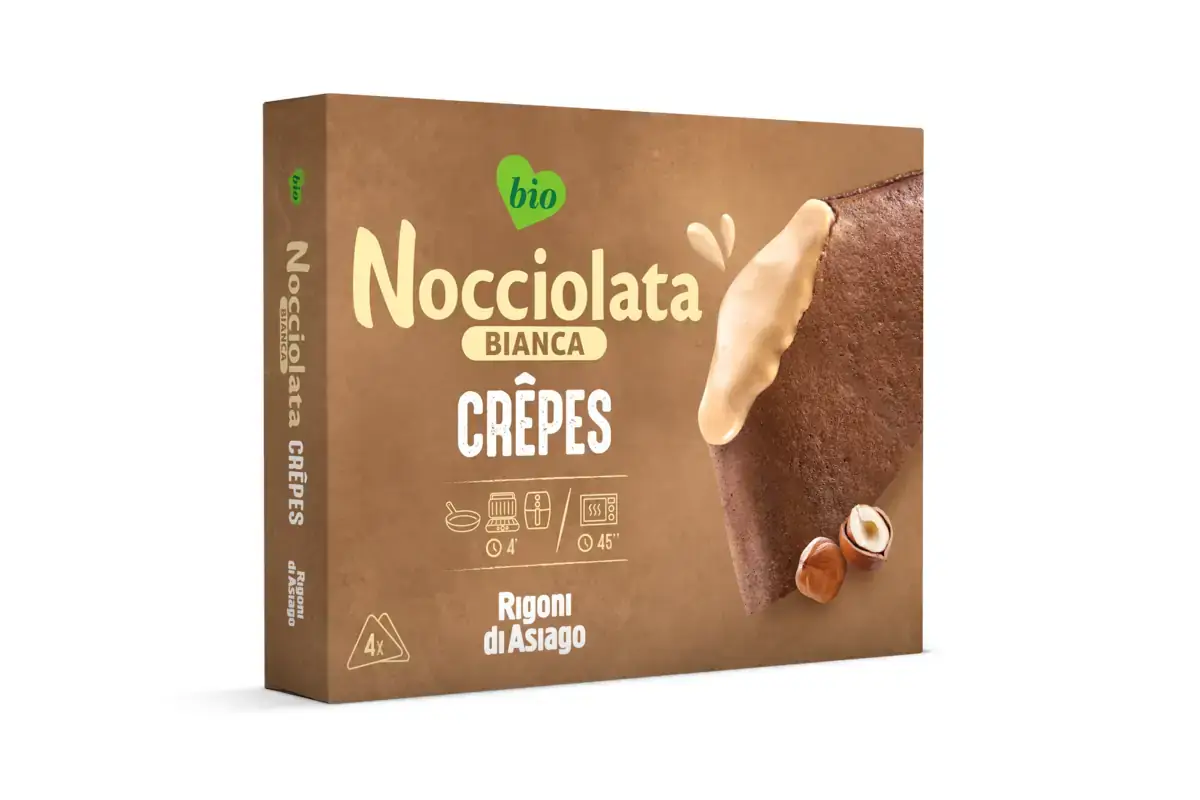 Rigoni di Asiago, al banco frigo arriva la Crepes alla Nocciolata