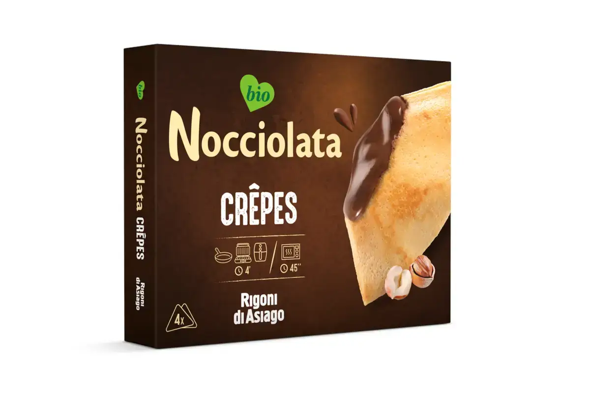 Rigoni di Asiago, al banco frigo arriva la Crepes alla Nocciolata