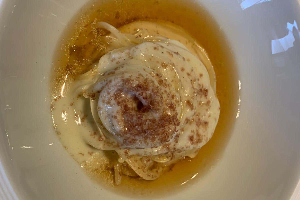 Cacio e pepe Ridi… Il Pagliaccio che il futuro della gastronomia ti sorride