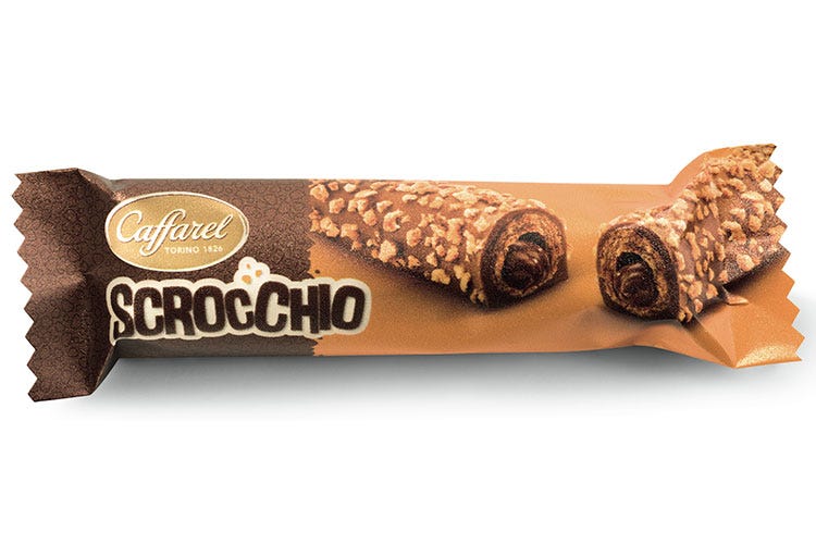 (Caffarel presenta Scrocchio Il cioccolato da gustare on the go)
