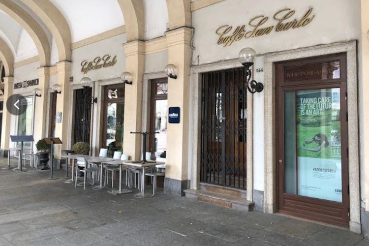 Riapre a Torino lo storico Caffè San Carlo (Fonte Google Maps) A Torino riapre lo storico Caffè San Carlo