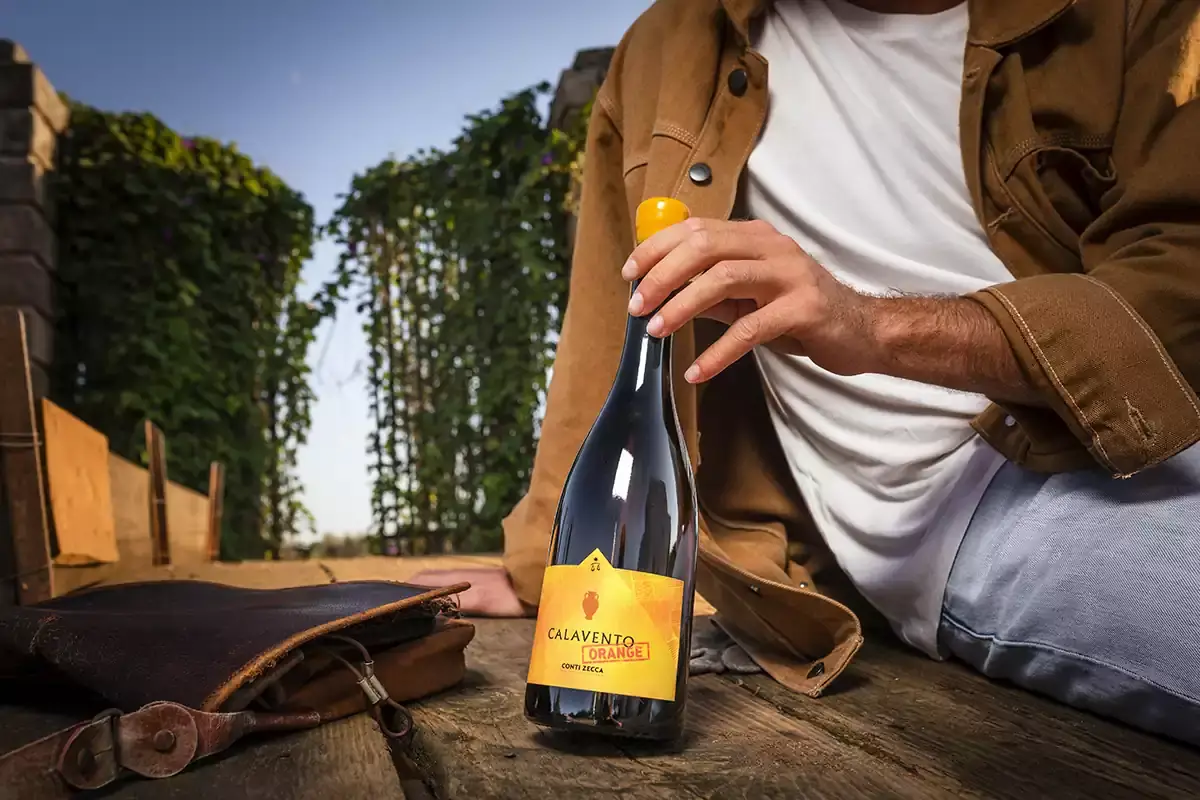 La novit&agrave; Calavento Orange &egrave; stata presentata a met&agrave; ottobre Calavento, orange wine salentino