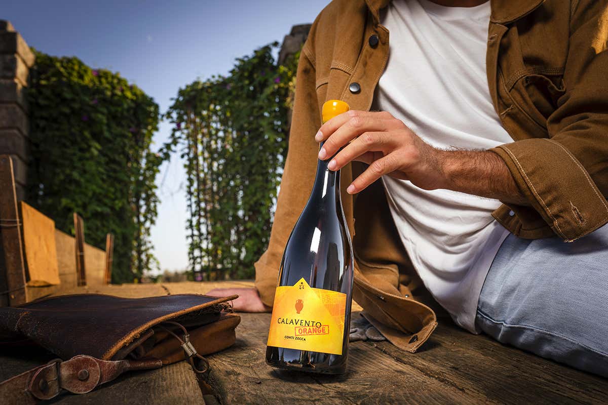 La novità Calavento Orange è stata presentata a metà ottobre Calavento, orange wine salentino