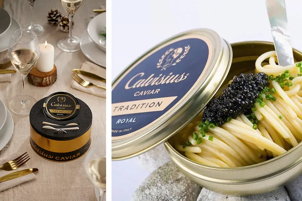 Calvisius Tradition Royal Calvisius Caviar, eccellenza italiana sulle tavole delle feste