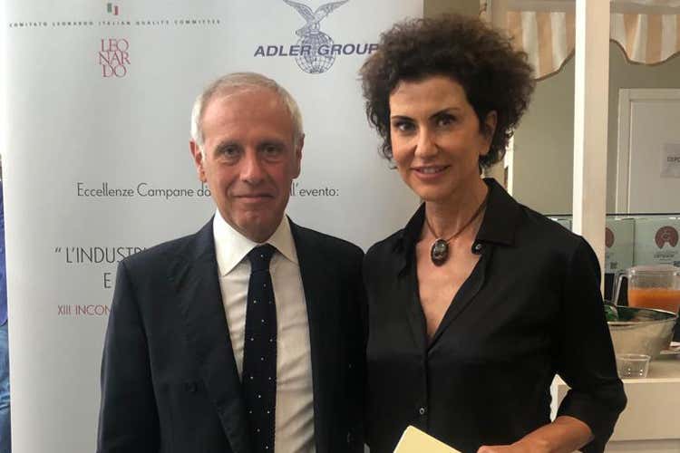 Paolo Scudieri e Luisa Todini (Campania, ricerca e tecnologia linfa per promuovere le eccellenze)