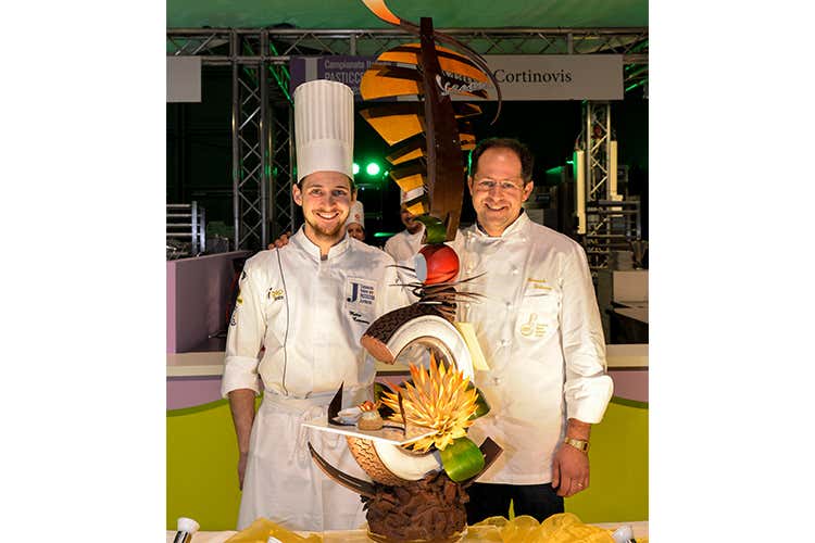 Mattia e Giancarlo Cortinovis - Campionato mondiale pasticceria juniores 10 le squadre in gara a Sigep 2017