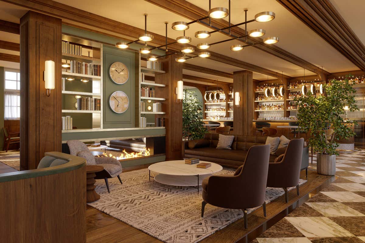 Barcelo Canfranc Estacion, particolare degli interni Nella stazione di Hemingwey nasce Barceló Canfranc Estación