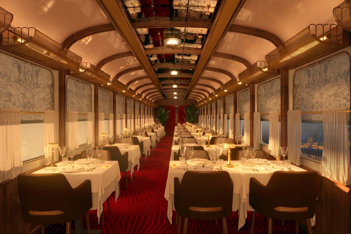 Barcelo Canfranc Estacion, la sala da pranzo Nella stazione di Hemingwey nasce Barceló Canfranc Estación