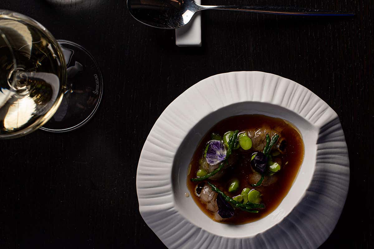 Canocchie, capocollo, fave