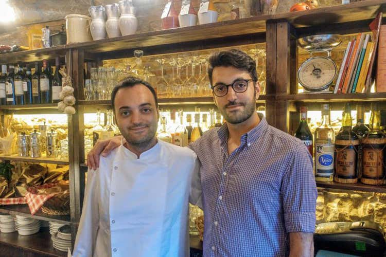 Vanni e Nicolas Lottino (Cantina Sciacquariedd Ponte gastronomico tra passato e presente)