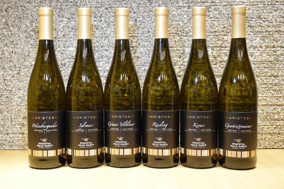 Cantina Valle Isarco, la linea Aristos L'enologo Cotarella firma le etichette Aristos della Cantina Valle Isarco
