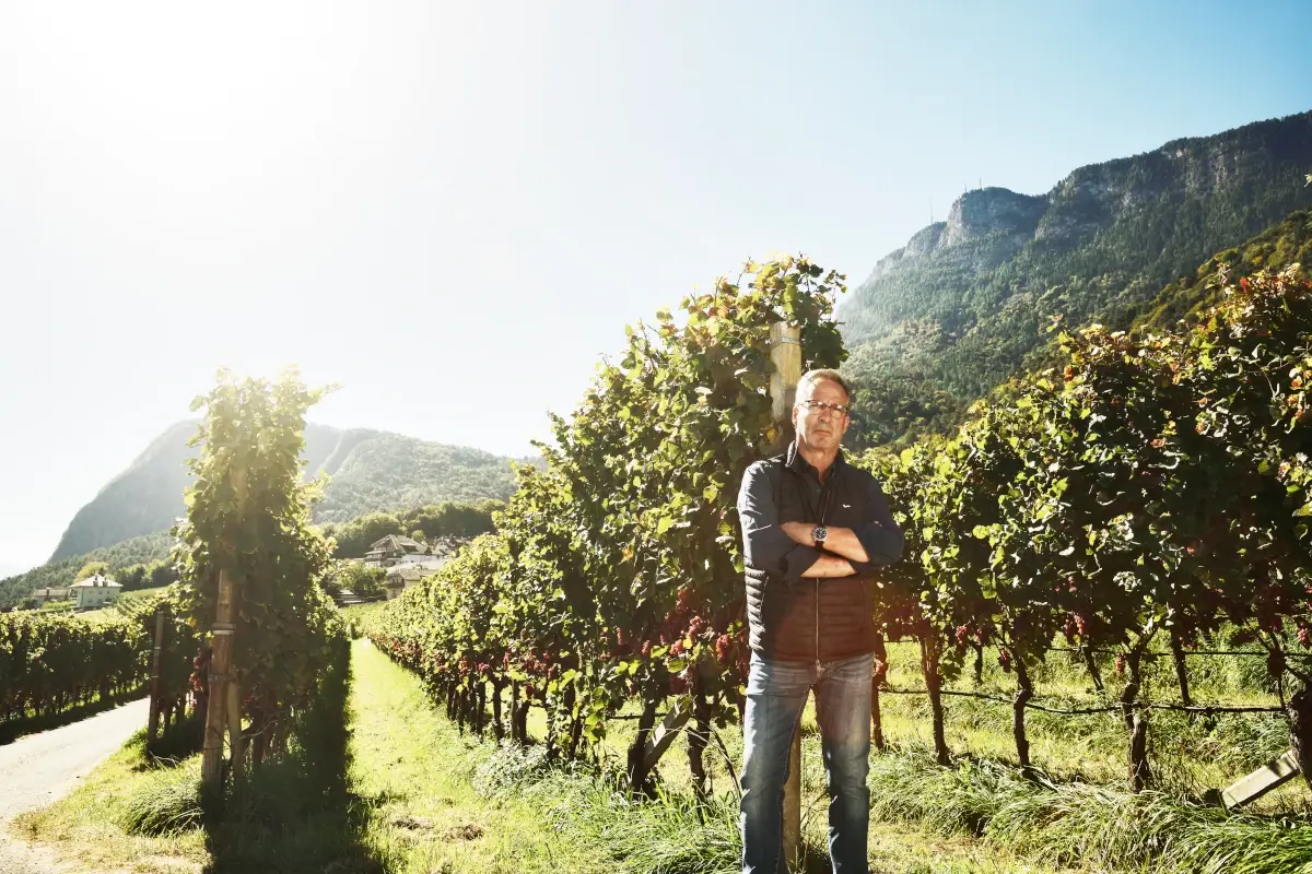 Il winemaker Hans Terzer della Cantina San Michele Appiano 