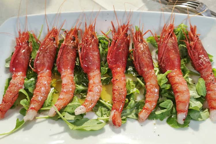 Gamberoni marinati - Coral Reef a Terrasini Piatti ricchi, carichi di gusto