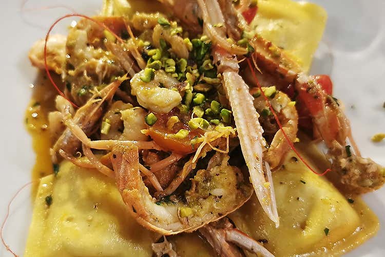 Ravioli alla marinara - Coral Reef a Terrasini Piatti ricchi, carichi di gusto