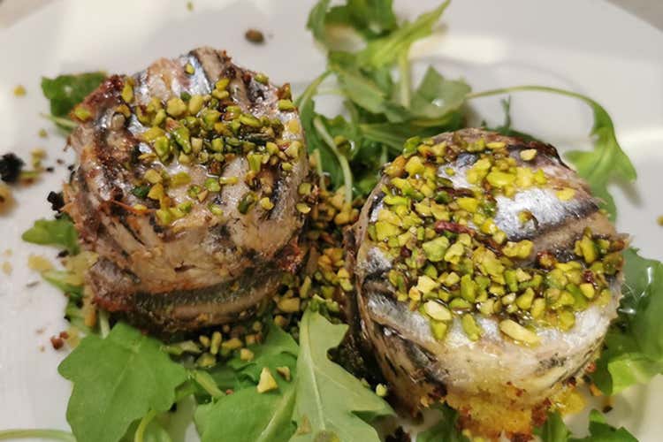 Turbante di alici - Coral Reef a Terrasini Piatti ricchi, carichi di gusto