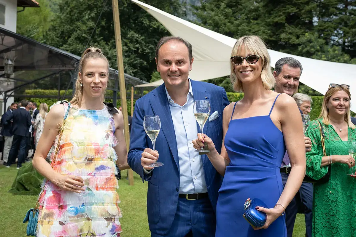 Carolina Kostner, Matteo Lunelli e Federica Pellegrini I 120 anni di Ferrari Spumanti, bollicine che hanno fatto la storia