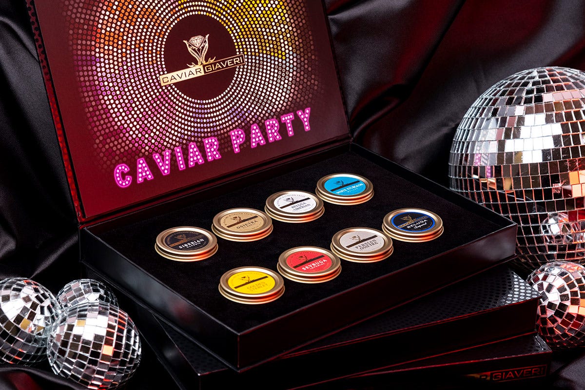Caviar Party di Caviar Giaveri Caviar Party, una selezione esclusiva firmata Giaveri