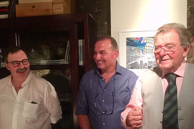 Cazzamali, Invernici e Lucio Piombi (Cazzamali e Invernici garanzie Promossa la cena di carne e vino)