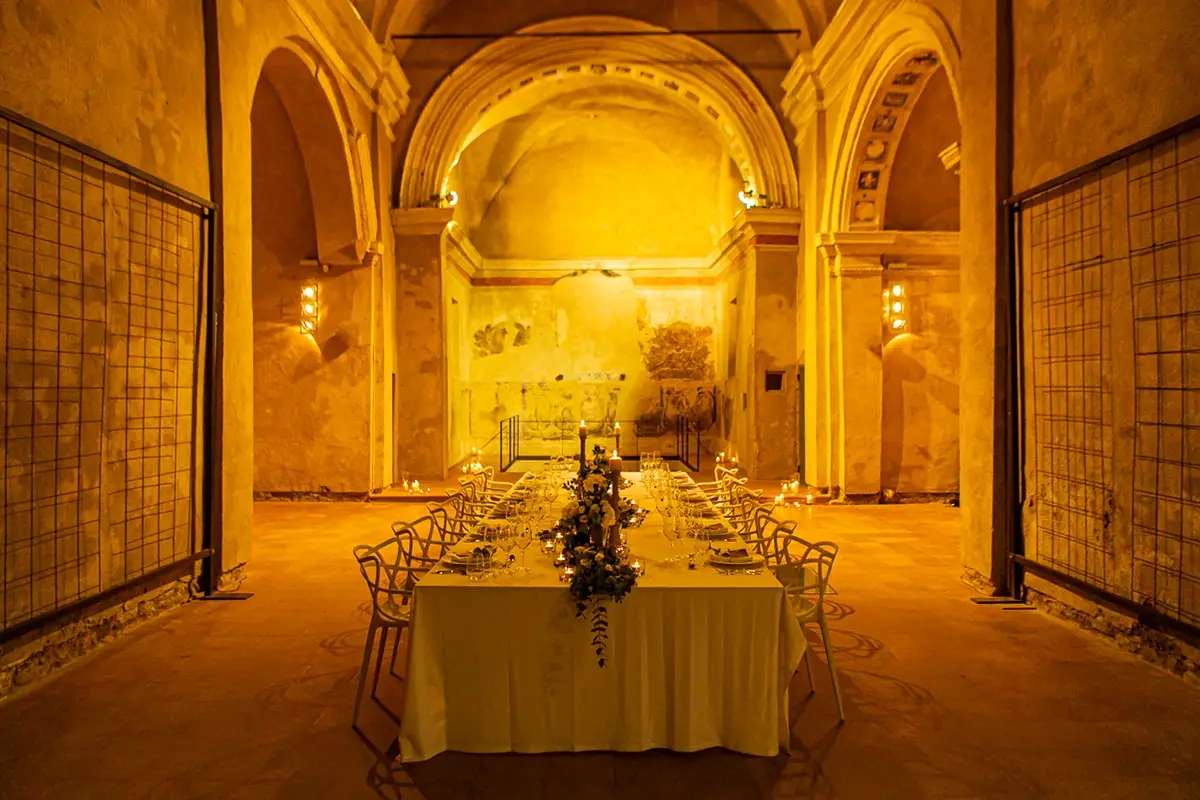 Cena al Castello di&nbsp; Sarzano. Foto: Alberto Blasetti Feste di Natale fa fiaba nei Castelli del Ducato