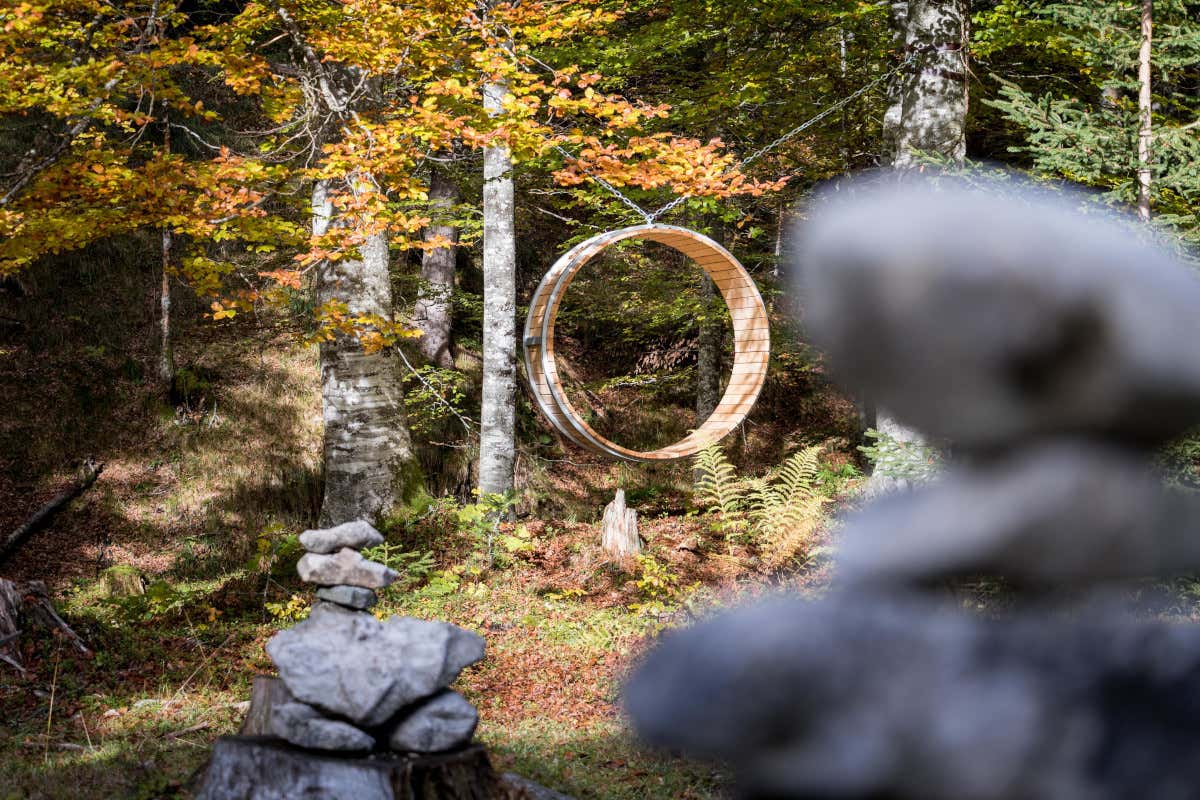Cerchio energetico. Foto: Sven Roscher Foliage da “prospettive” uniche in Alto Adige e Austria