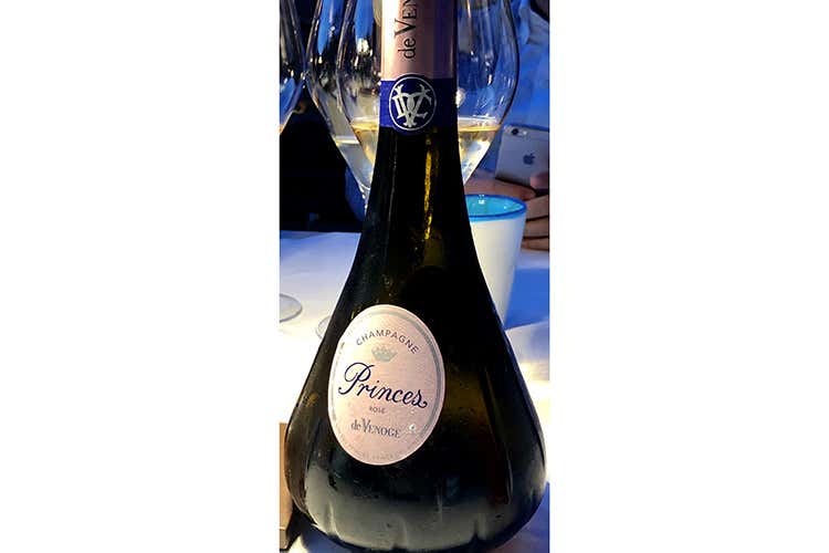 Princes Ros&eacute; Brut (Champagne De Venoge alla Trattoria di Sacerno)