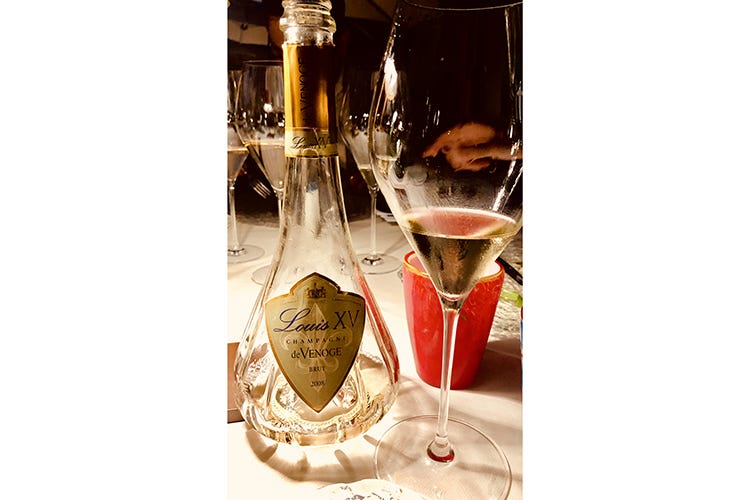 Louis XV 2008 (Champagne De Venoge alla Trattoria di Sacerno)