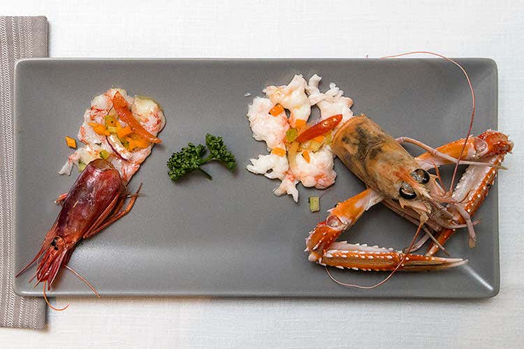 (Lo Champagne Encry esaltato dal pesce di Gi&ograve;)