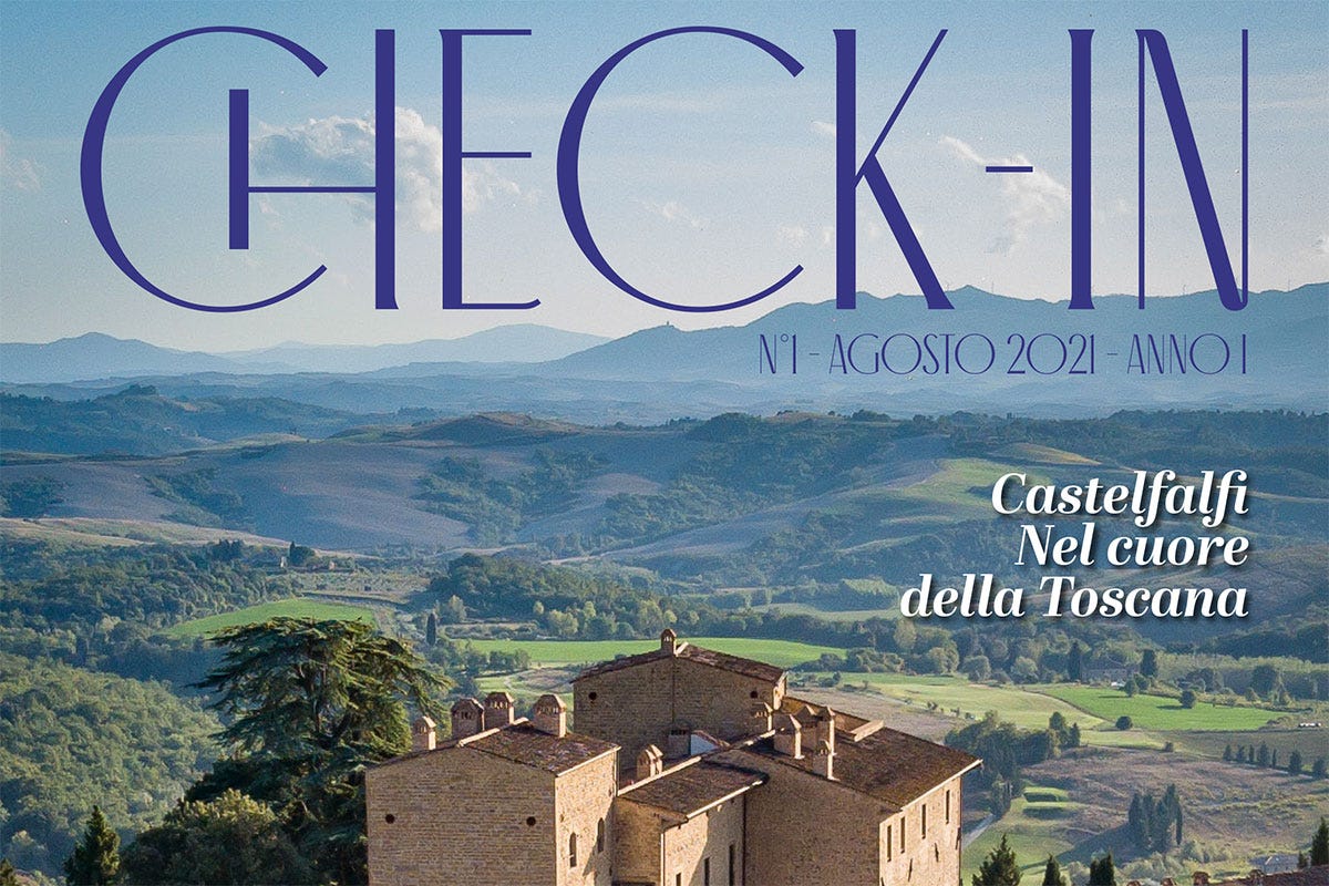 La copertina del primo numero di CHECK-IN Ecco [[CHECK-IN]], la nuova rivista per promuovere il turismo