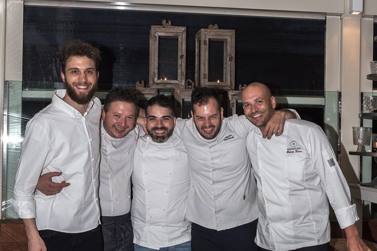 Andrea Bozzato, Paolo Giraldo, Davide Di Rocco, Andrea Valentinetti, Roberto Zanca (Chef in Tavola Gran finale mercoledì 5 settembre)