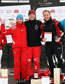 Da sinistra Obauer Rudy, Obauer Karl, Sieberer Martin