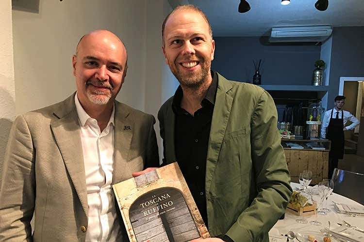 Gabriele Tacconi e Francesco Sorelli (Chianti Ruffino, dal 1877 al 2017 140 anni e un brindisi al futuro)