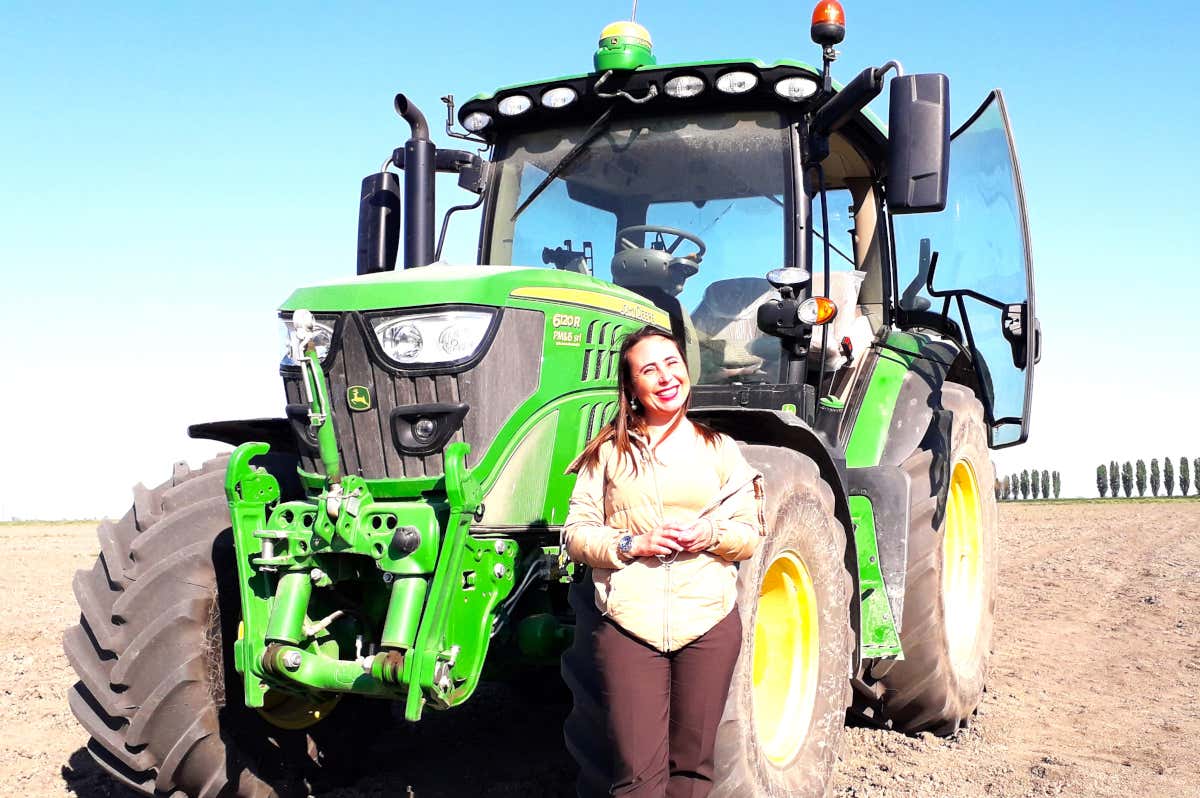 Chiara Masini, crede fortemente nell'agricoltura di precisione L'agricoltura di precisione per superare la crisi di quest'epoca