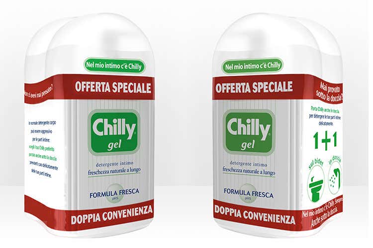 (Chilly, il detergente intimo anche sotto la doccia) (Chilly, il detergente intimo anche sotto la doccia)