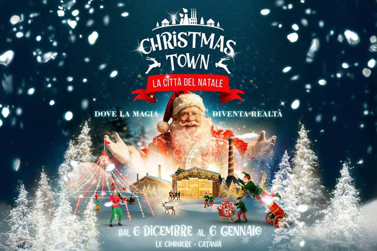 Dalla Casa di Babbo Natale al grande White Slide: la Christmas Town di Catania