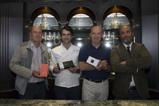 da sinistra: Christophe Bertrand, Marco Colzani, Franck Daubos e Fabrizio de Mauro da sinistra: Christophe Bertrand, Marco Colzani, Franck Daubos e Fabrizio de Mauro