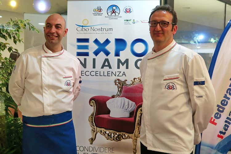 Seby Sorbello e Rocco Pozzulo (Cibo Nostrum, la festa della Fic sempre pi&ugrave; coinvolgente e imponente)