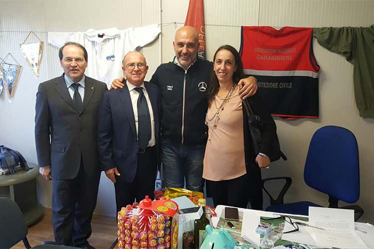 Citta del Vino ad Amatrice consegna il ricavato della raccolta fondi Citta del Vino ad Amatrice consegna il ricavato della raccolta fondi
