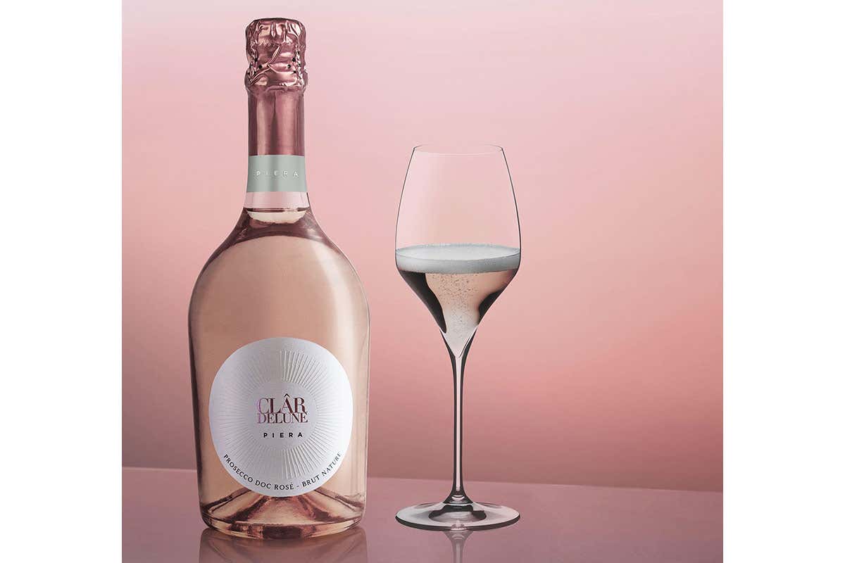 Il Prosecco Doc Ros&eacute; Brut Nature di Piera 1899 Cl&acirc;r de Lune, vini di fascino Piera 1899, pura stirpe friulana