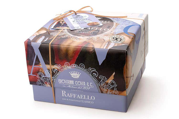 Raffaello con Giovanni Cova & C. Due panettoni celebrano il genio