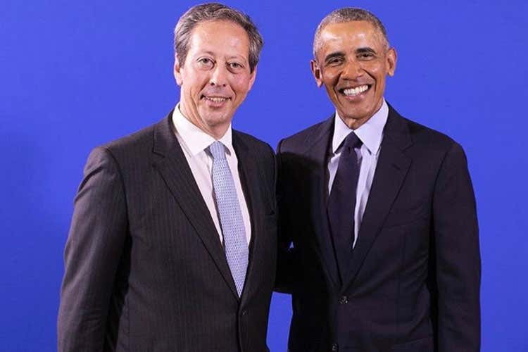 António Rios Amorim e Barack Obama (Climate Change Leadership Partnership con Amorim Cork Italia) António Rios Amorim e Barack Obama (Climate Change Leadership Partnership con Amorim Cork Italia)