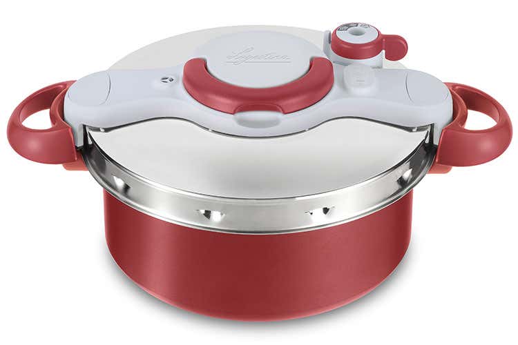 Clipsominut' Duo firmato Lagostina Pentola a pressione e casseruola insieme Clipsominut' Duo firmato Lagostina Pentola a pressione e casseruola insieme