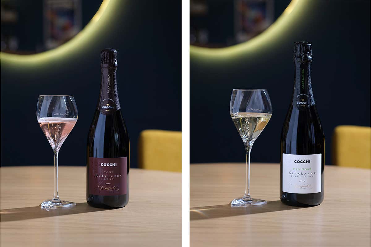 Pinot nero, Rösa e Pas Dosé Alta Langa Docg Cocchi, lo spumante per menu sparkling Pinot nero, Rösa e Pas Dosé Alta Langa Docg Cocchi, lo spumante per menu sparkling