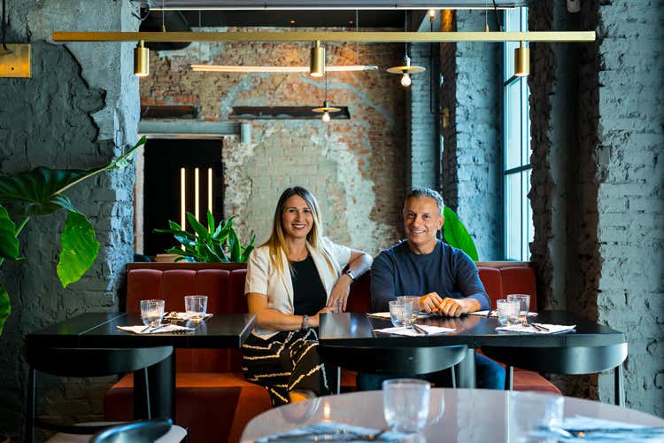 Michela Reginato e Paolo Piacentini (Cocciuto, la pizza d'autore sbarca nel polo della moda milanese)