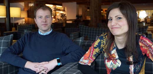 da sinistra: Stefano Pezzein e Lucia D'Achille