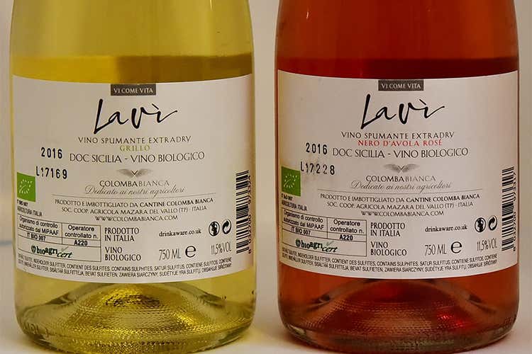 (Lavì Grillo e Nero d’Avola rosé Spumanti bio 2016 di Colomba Bianca) (Lavì Grillo e Nero d’Avola rosé Spumanti bio 2016 di Colomba Bianca)