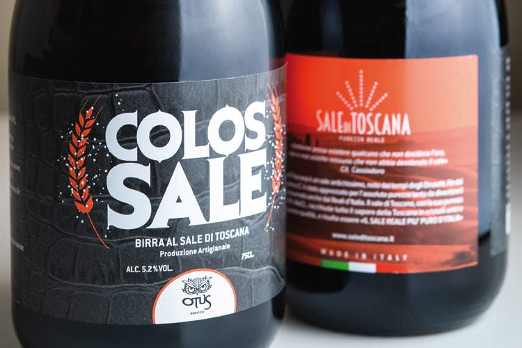 Colossale, nuova birra Otus arricchita con sale di Toscana